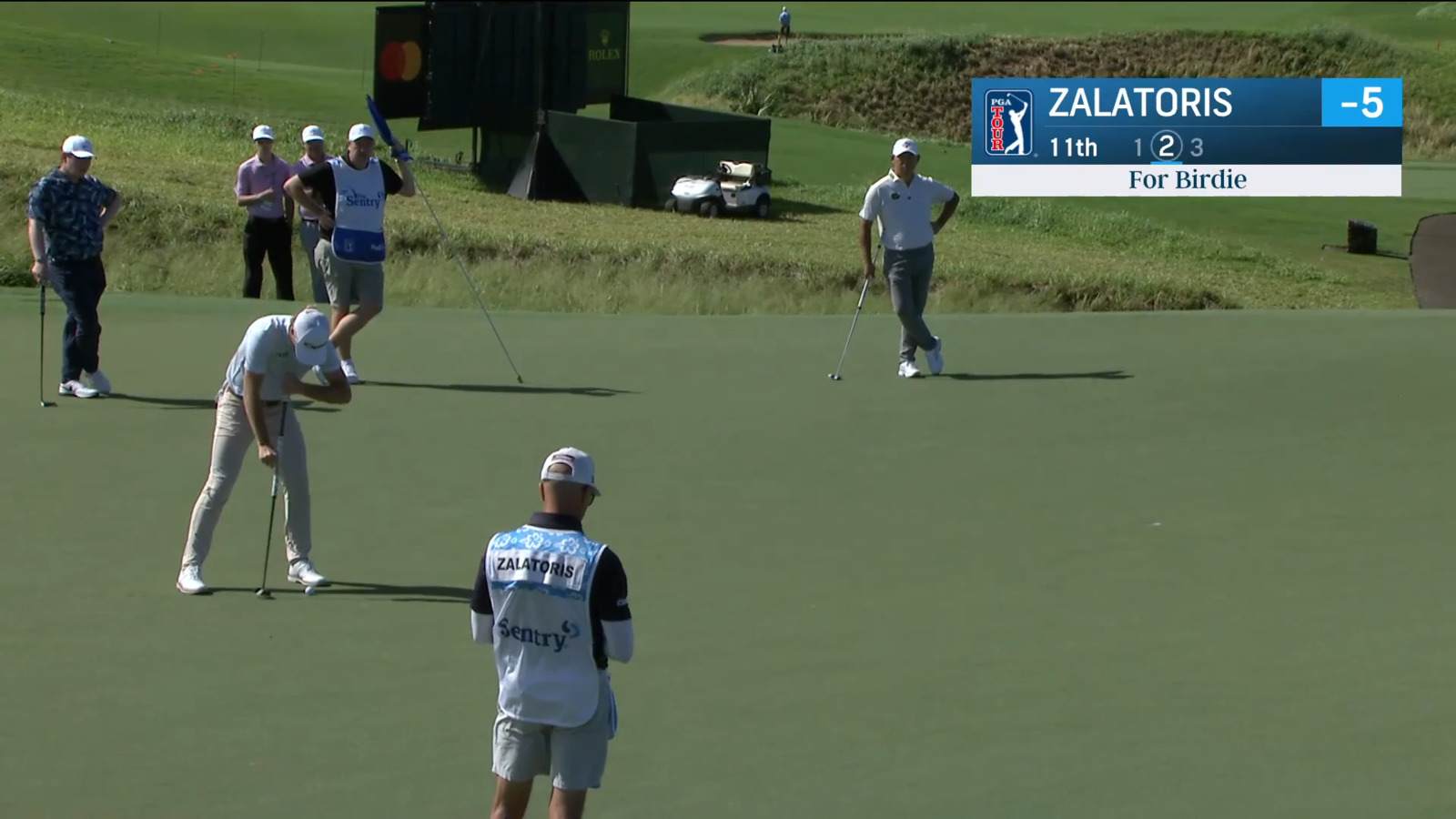 Will Zalatoris drips in birdie putt at The Sentry