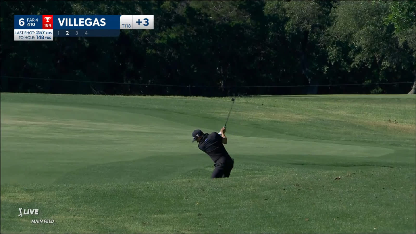 Camilo Villegas dials in second to set up birdie at Valero