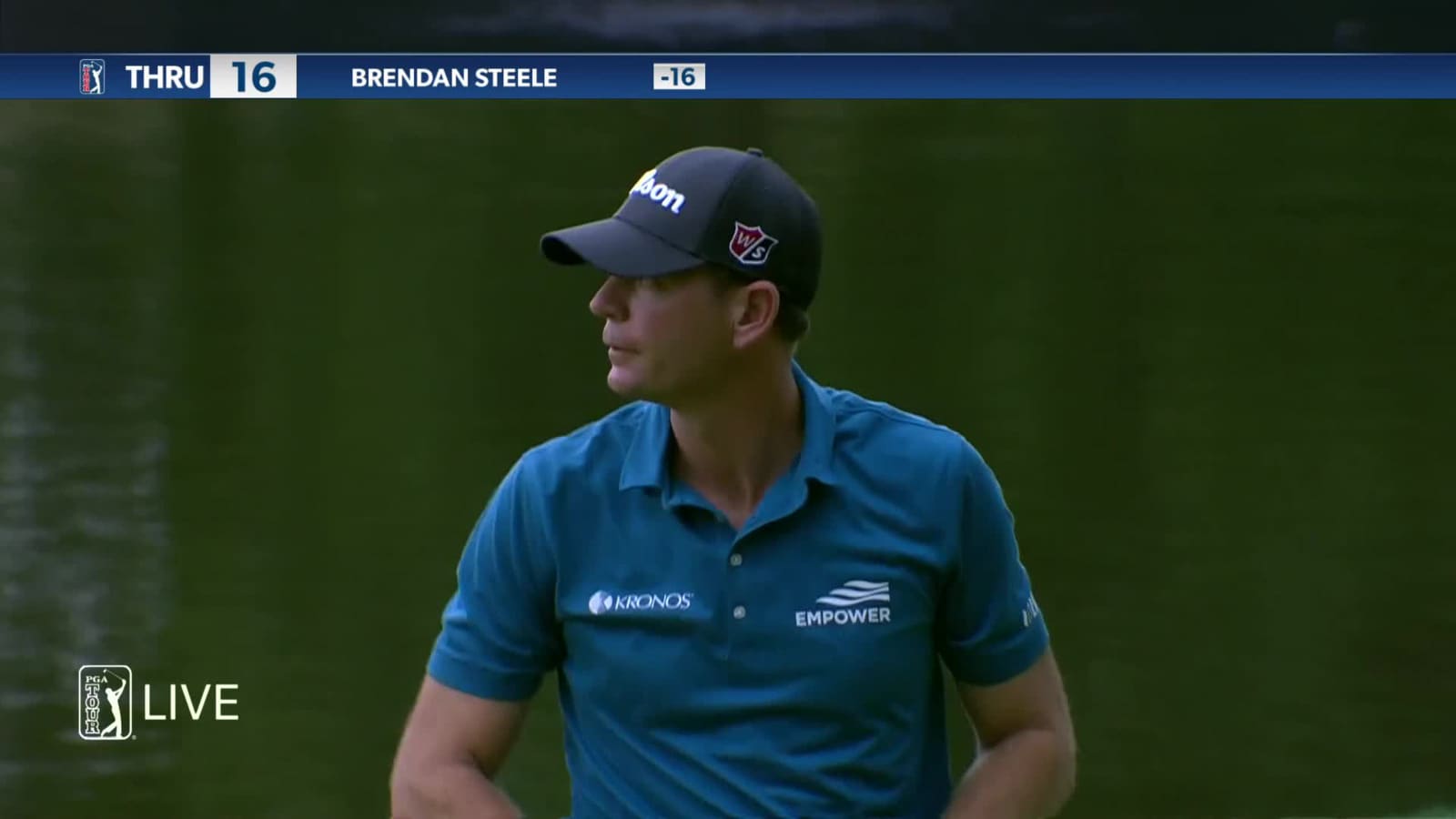 Brendan Steele makes 10-footer for birdie on No. 16 in Round 4 at Travelers