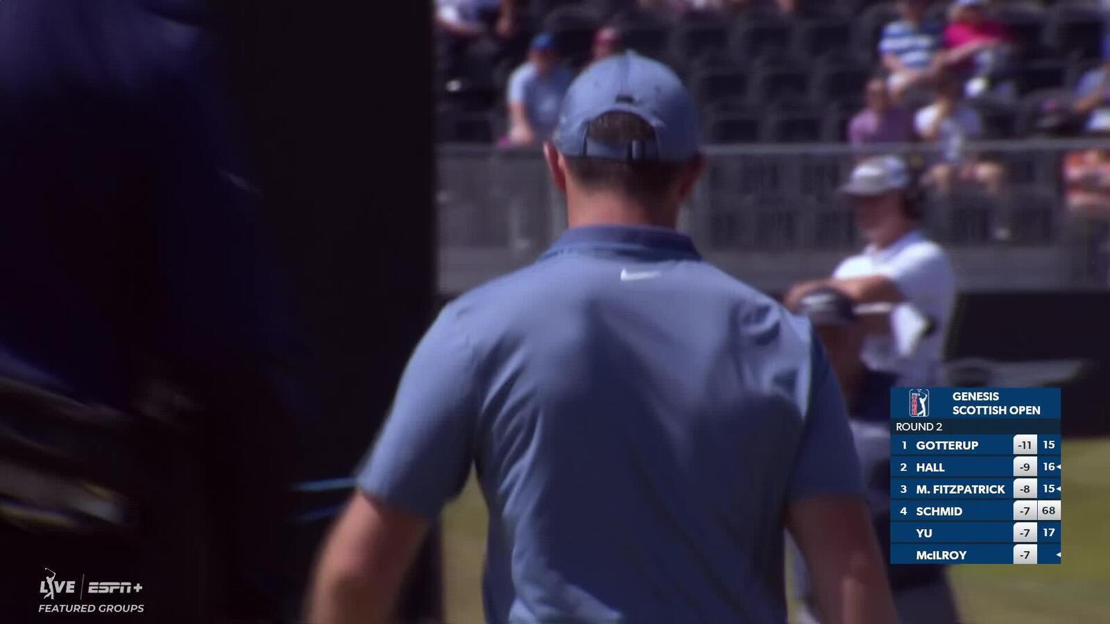 Rory McIlroy continues great round, moves to 8-under with birdie at Genesis Scottish Open