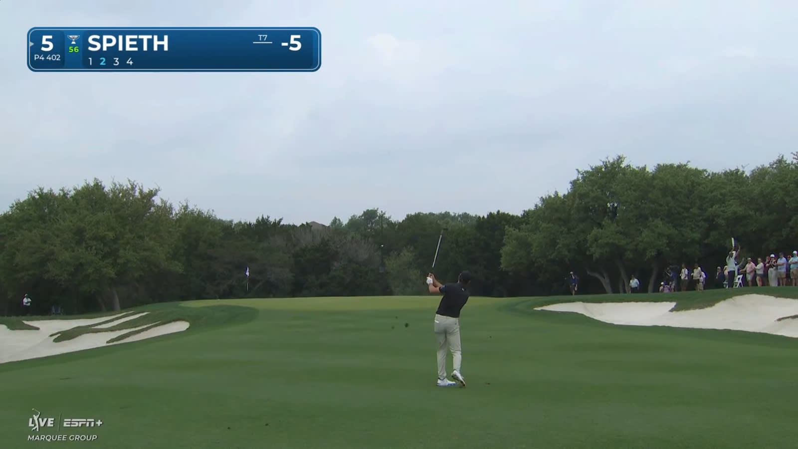 Jordan Spieth sends wedge tight leading to birdie at Valero