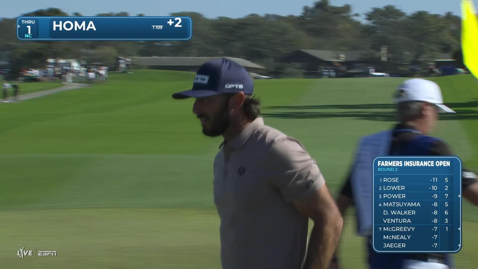 Max Homa makes birdie on No. 10 at Farmers