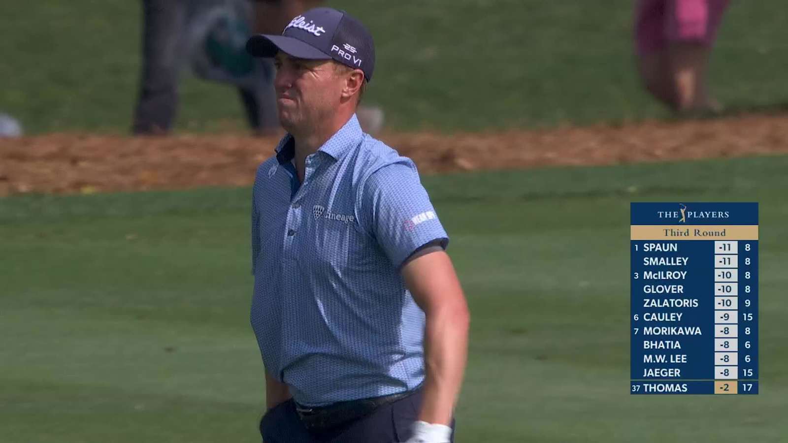 Justin Thomas ends Saturday strong with birdie at THE PLAYERS