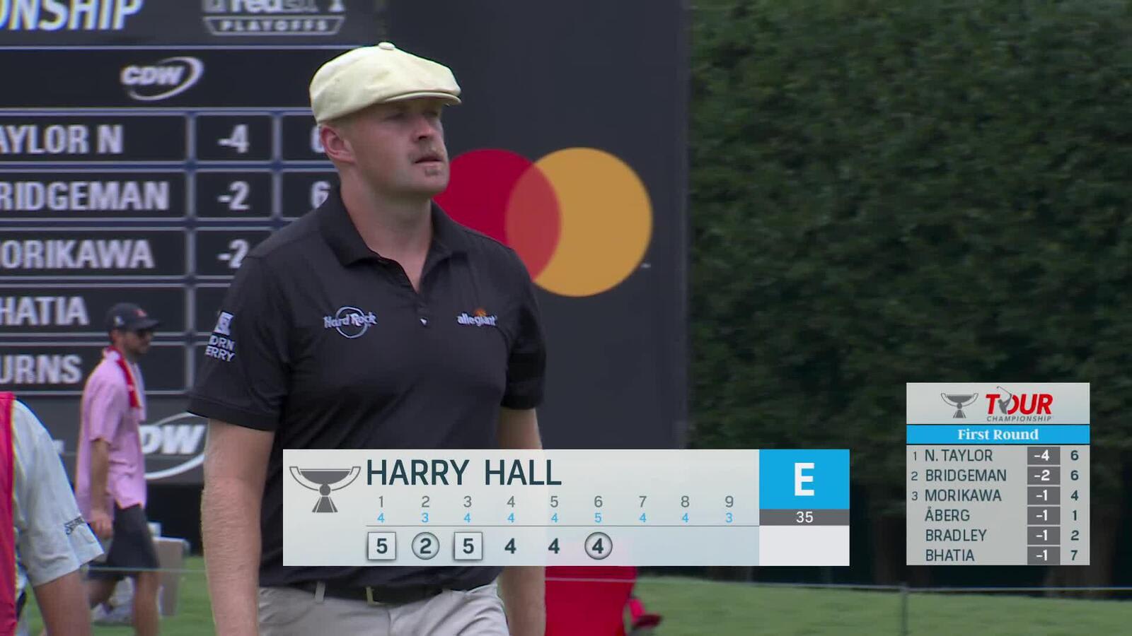 Harry Hall makes birdie on No. 6 at TOUR Championship