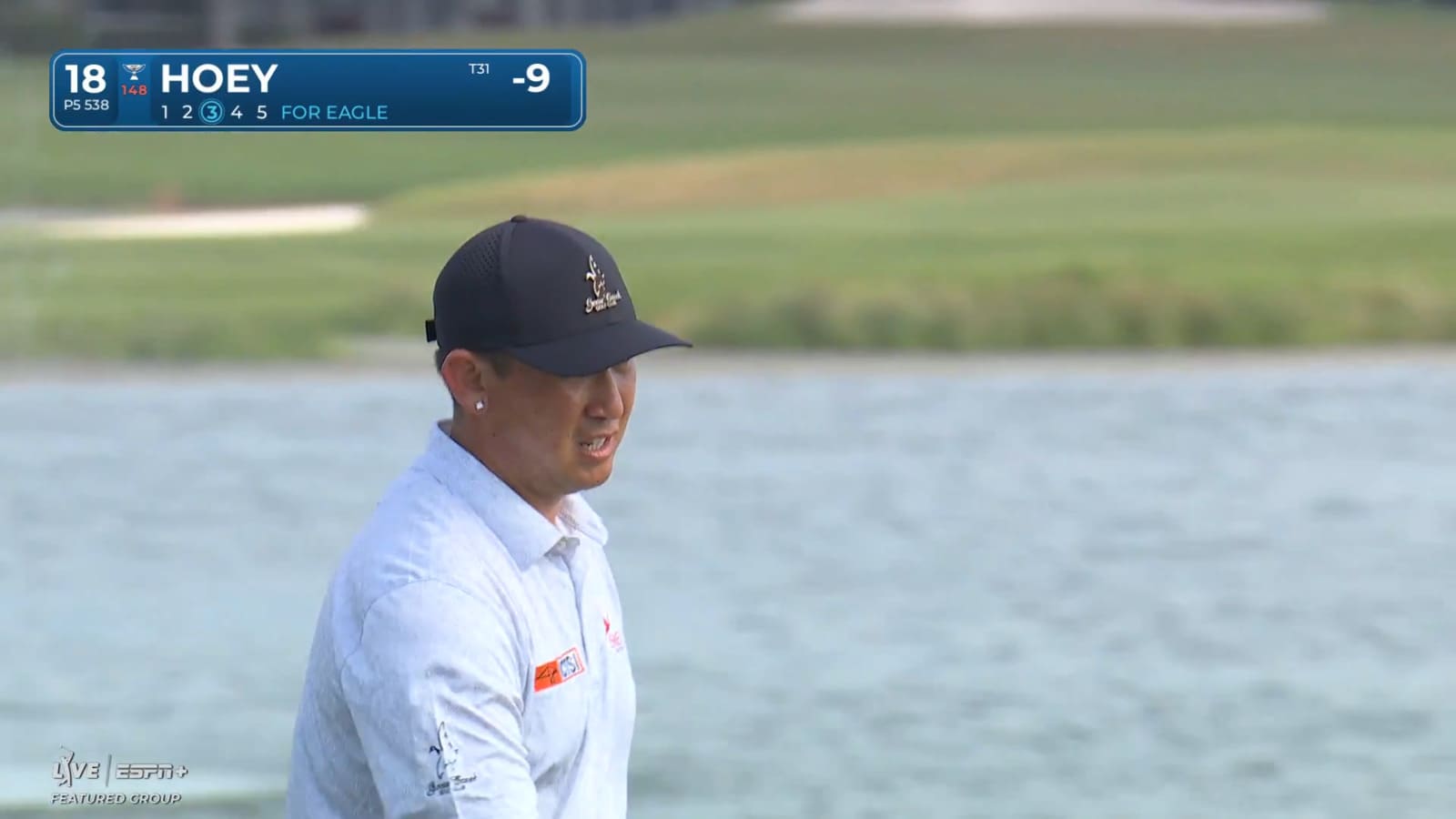 Rico Hoey cards birdie at Cognizant Classic