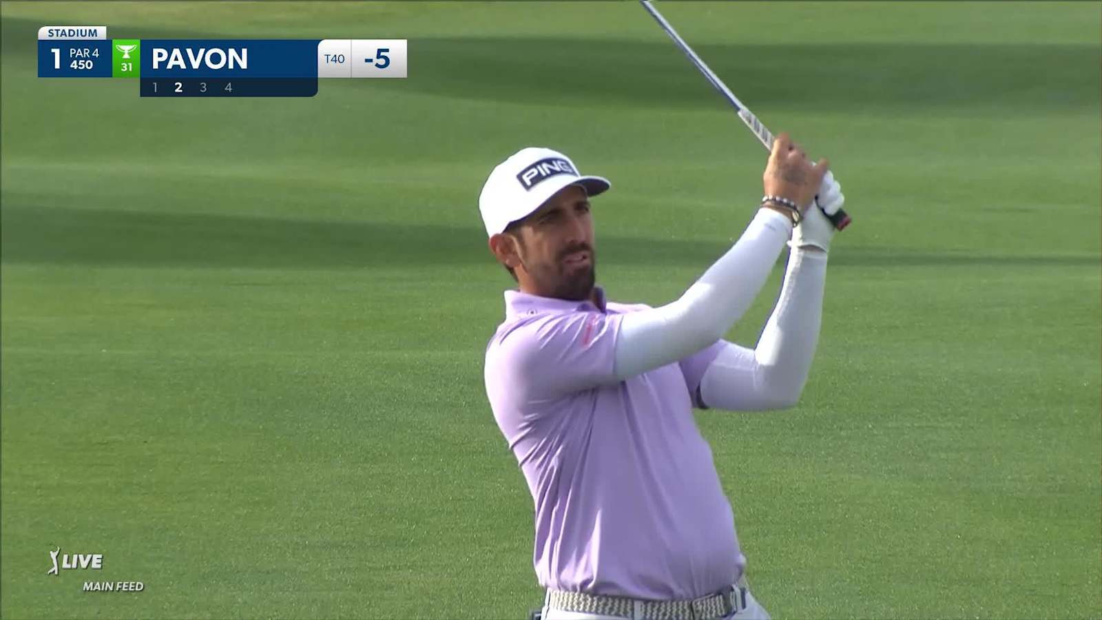 Matthieu Pavon dials in approach and birdies at The American Express