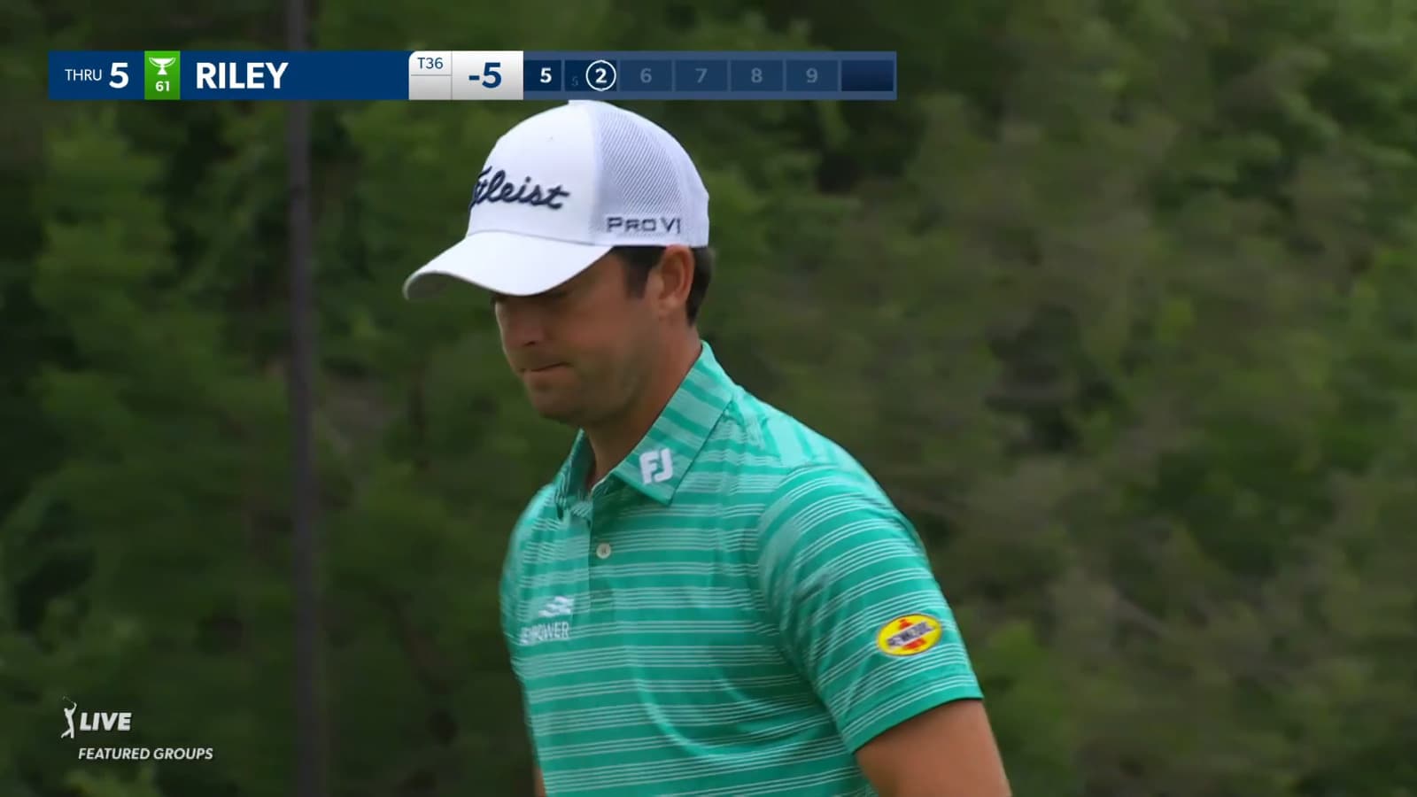 Davis Riley's tee shot to 5 feet yields birdie at Rocket Mortgage