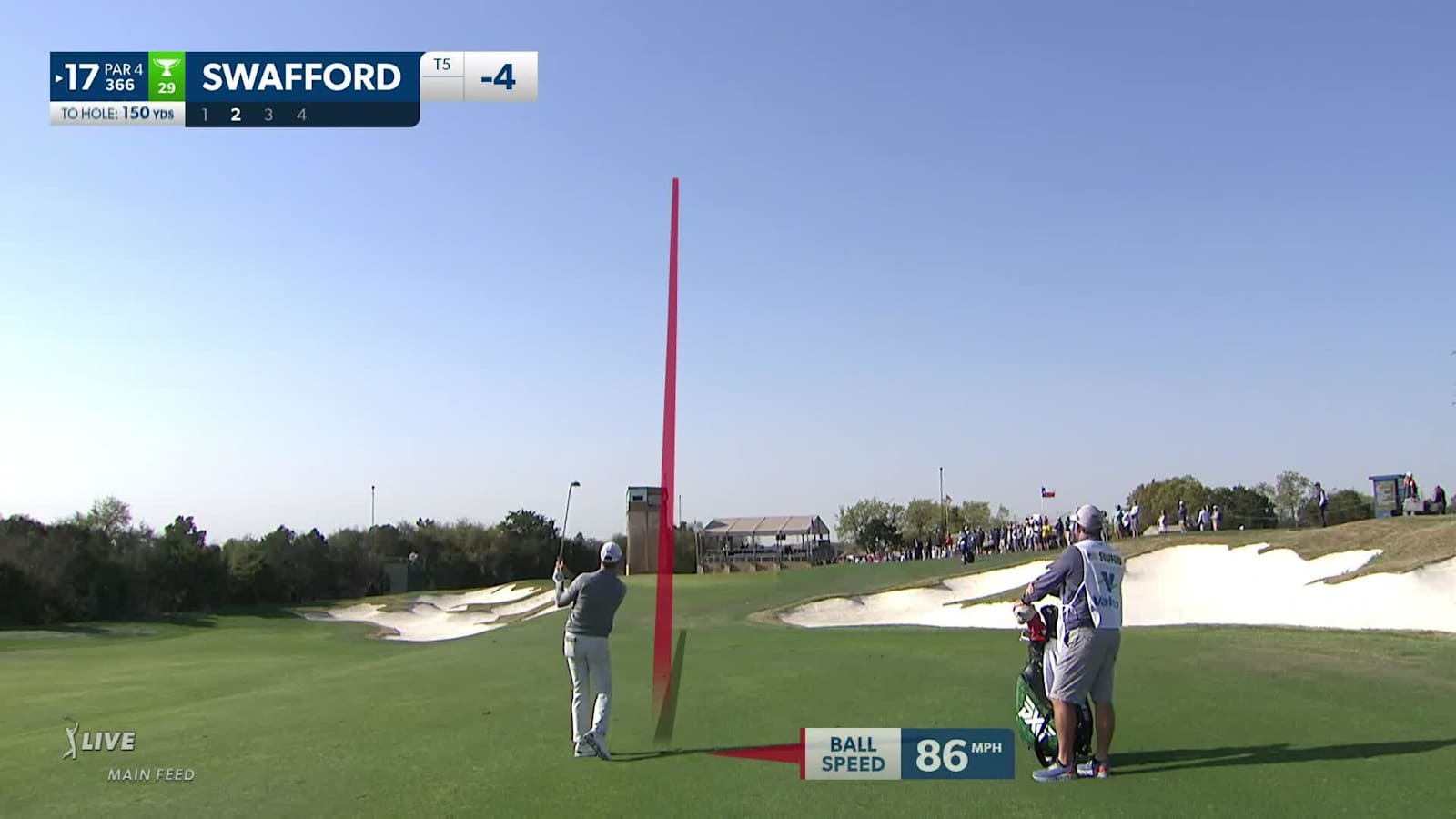 Hudson Swafford makes birdie on No. 17 at Valero