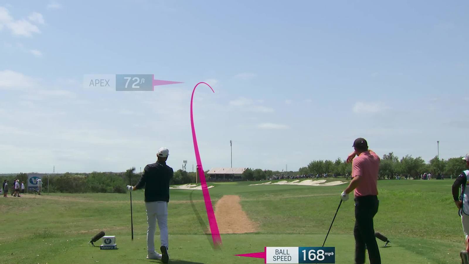 Adam Svensson drives the green to yield birdie at Valero