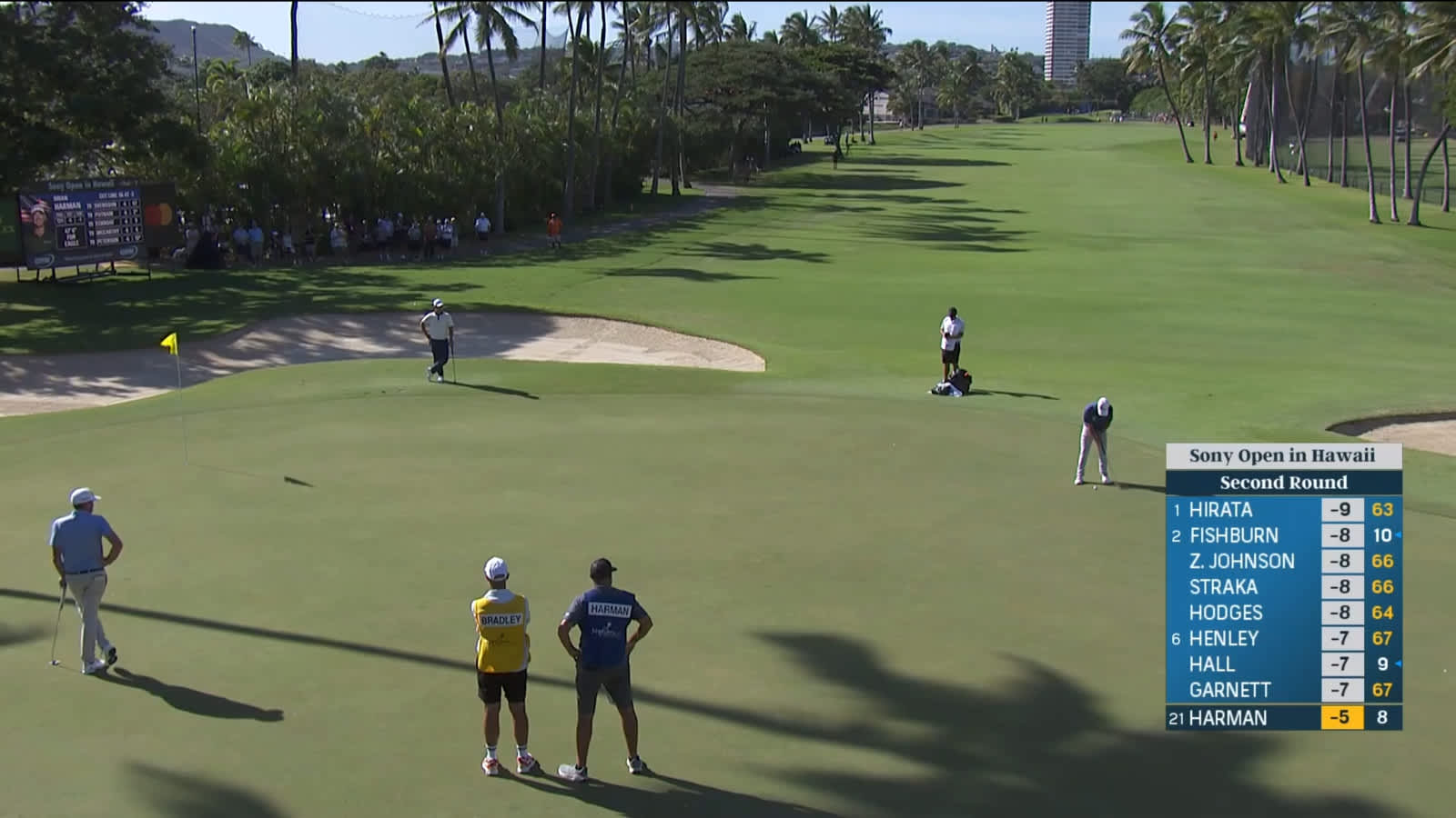 Brian Harman takes advantage of nice lag putt to set up birdie at Sony Open