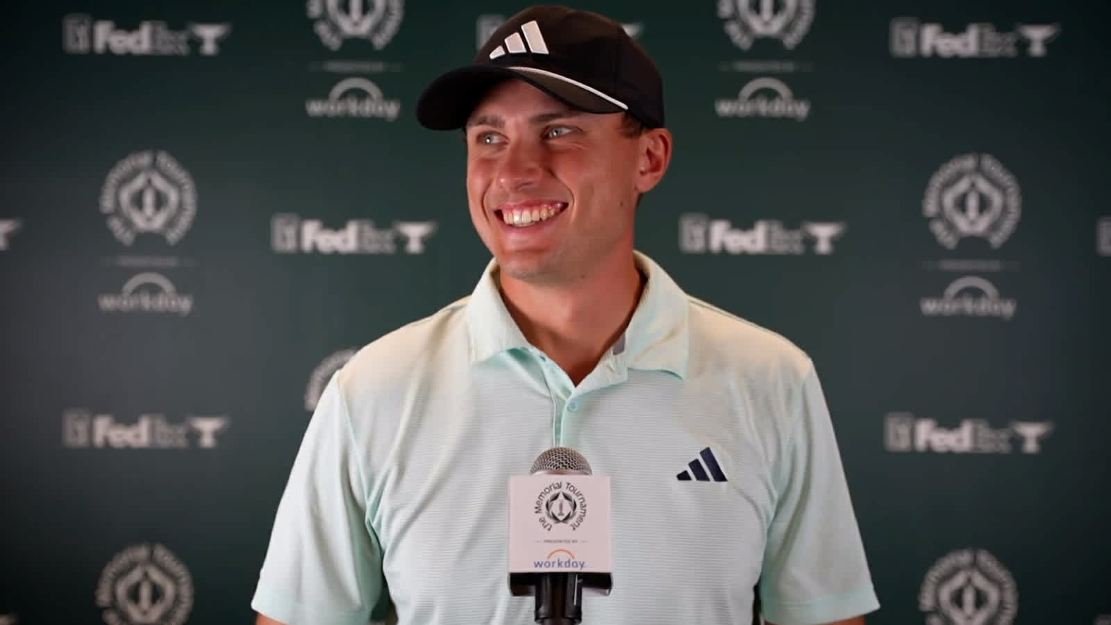 Ludvig Åberg’s interview after Round 1 of the Memorial