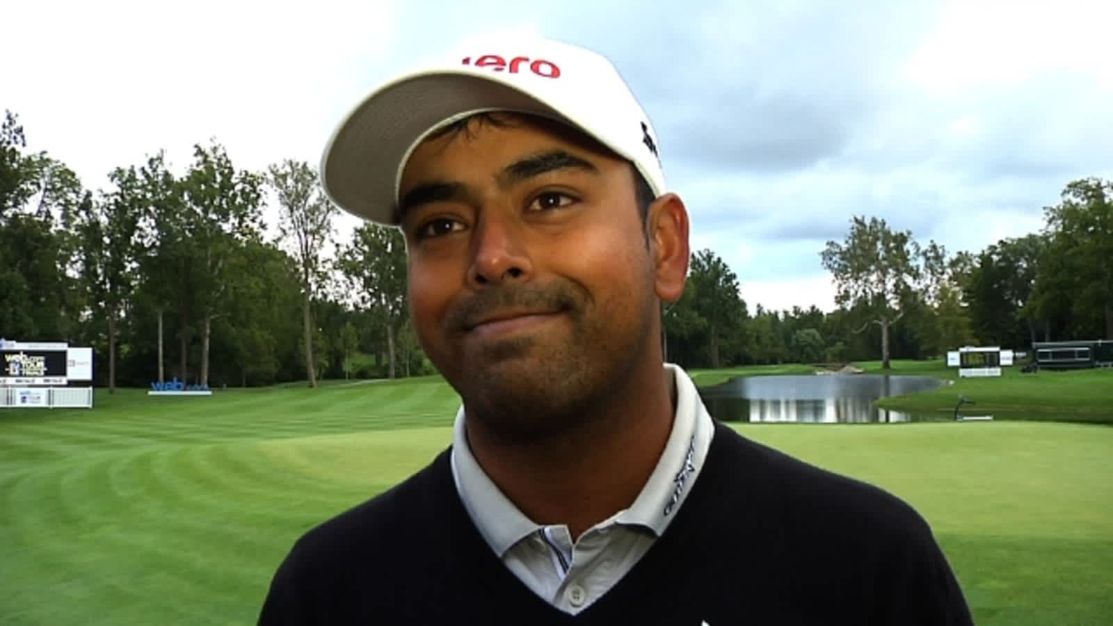 Anirban Lahiri interview after Round 3 of Hotel Fitness