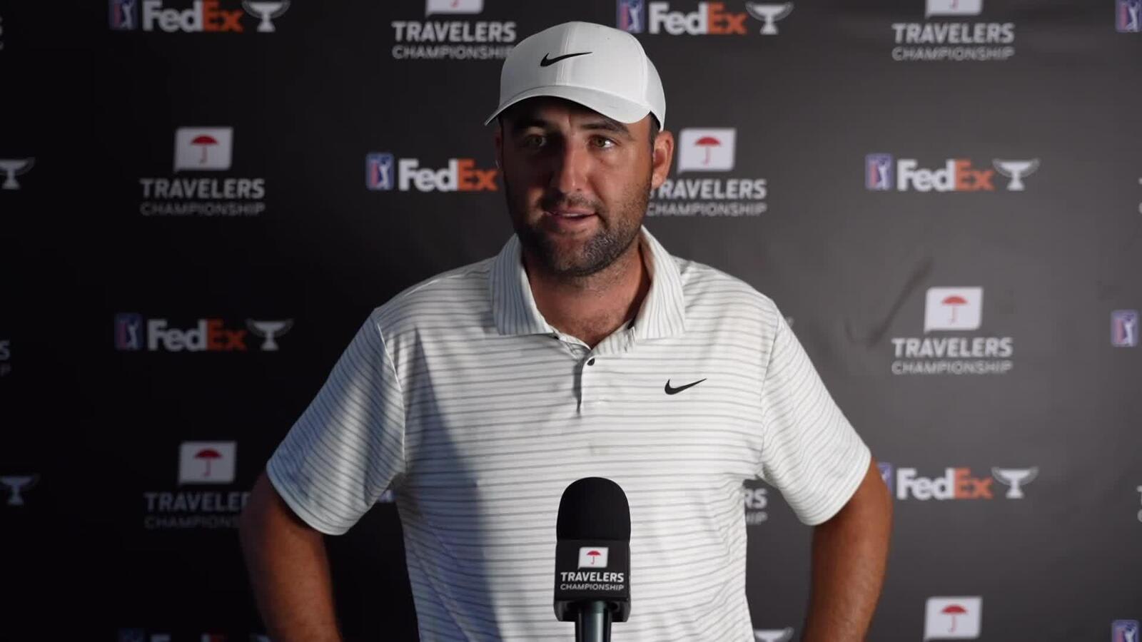 Scottie Scheffler’s interview after Round 3 of Travelers