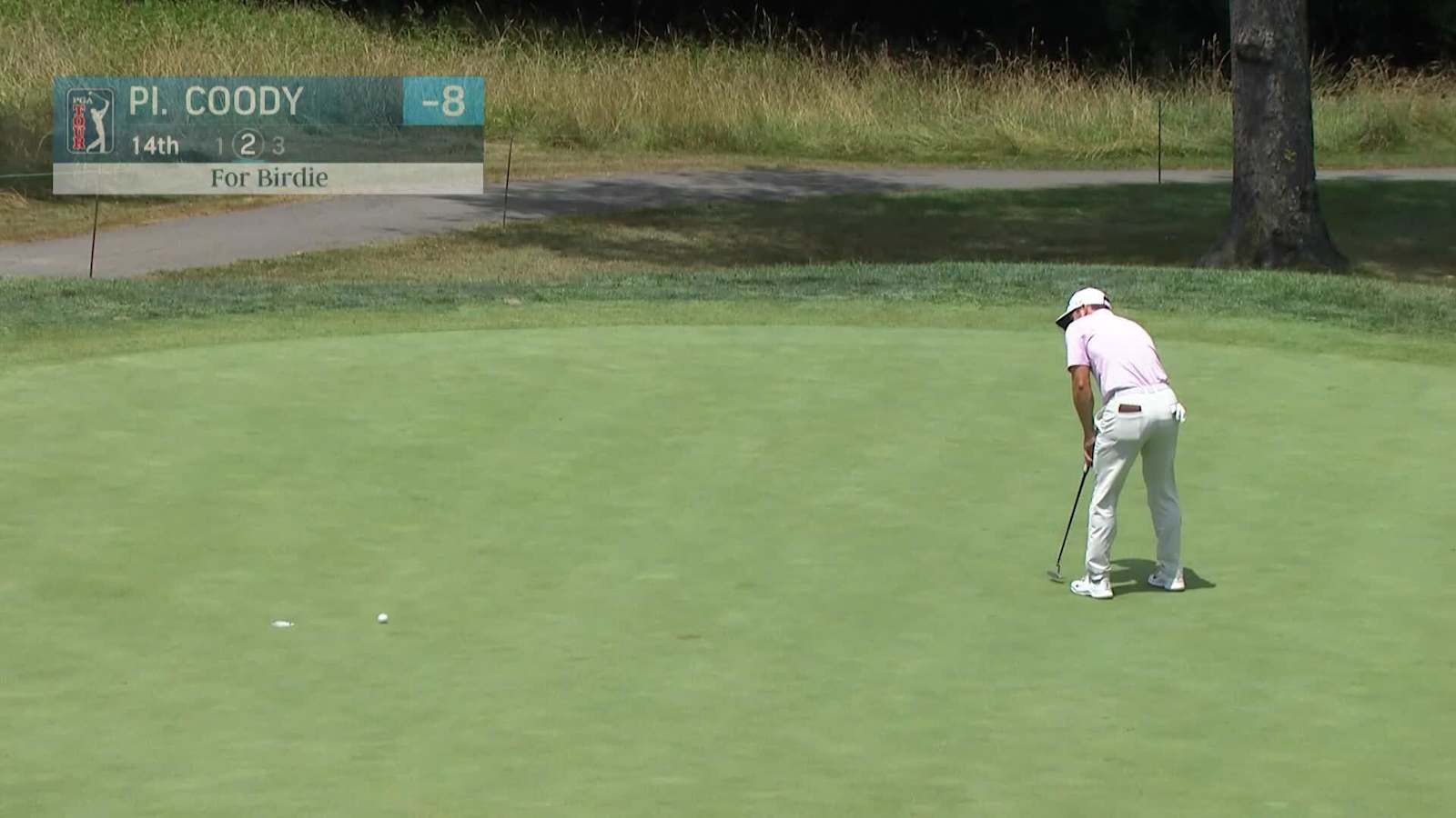 Pierceson Coody drains 12-footer for birdie at ISCO Championship