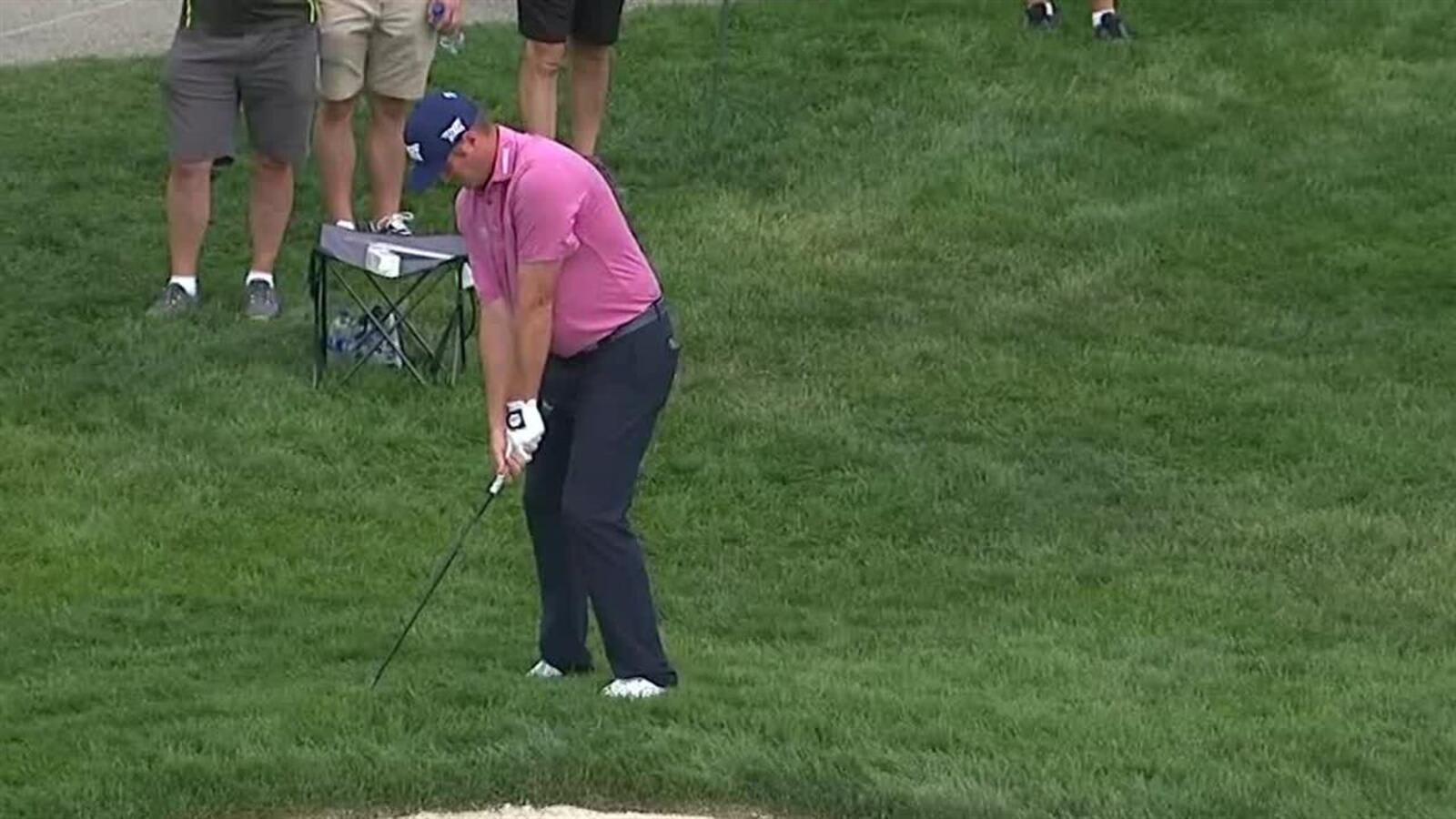 Jason Kokrak's hole-out eagle chip shot at BMW Championship