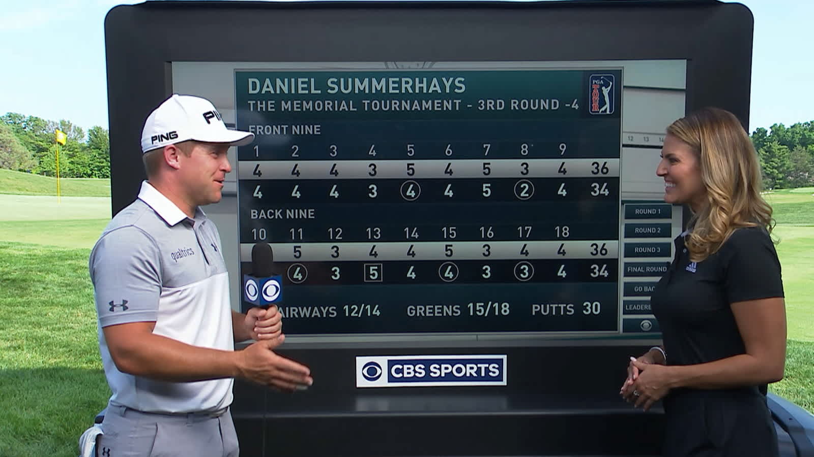 Daniel Summerhays interview after Round 3 of the Memorial