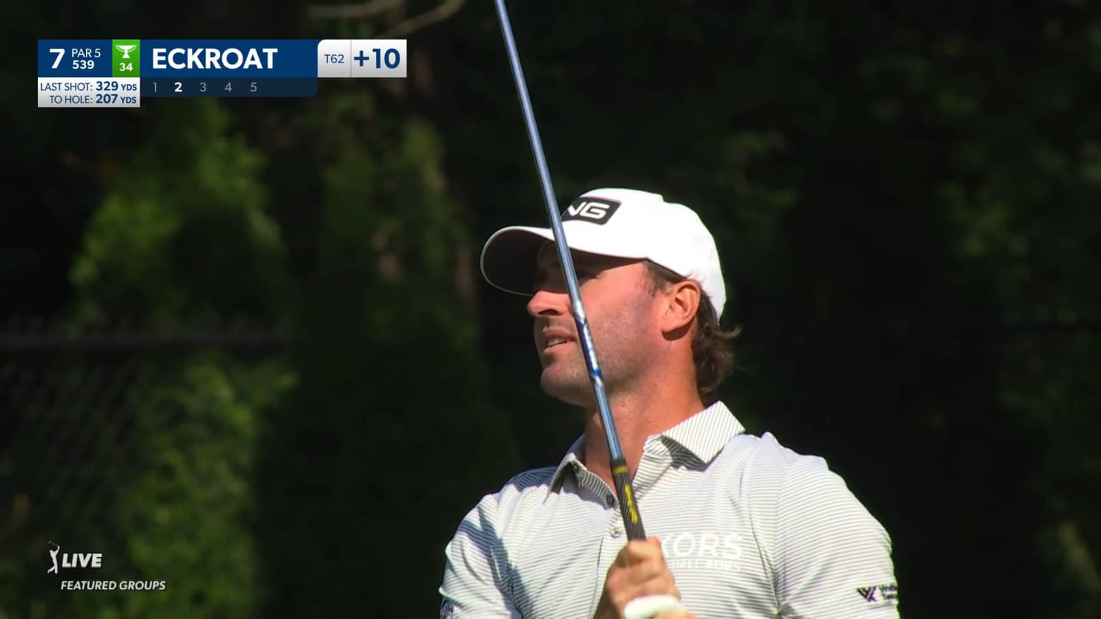 Austin Eckroat's quality second leads to birdie at Wells Fargo