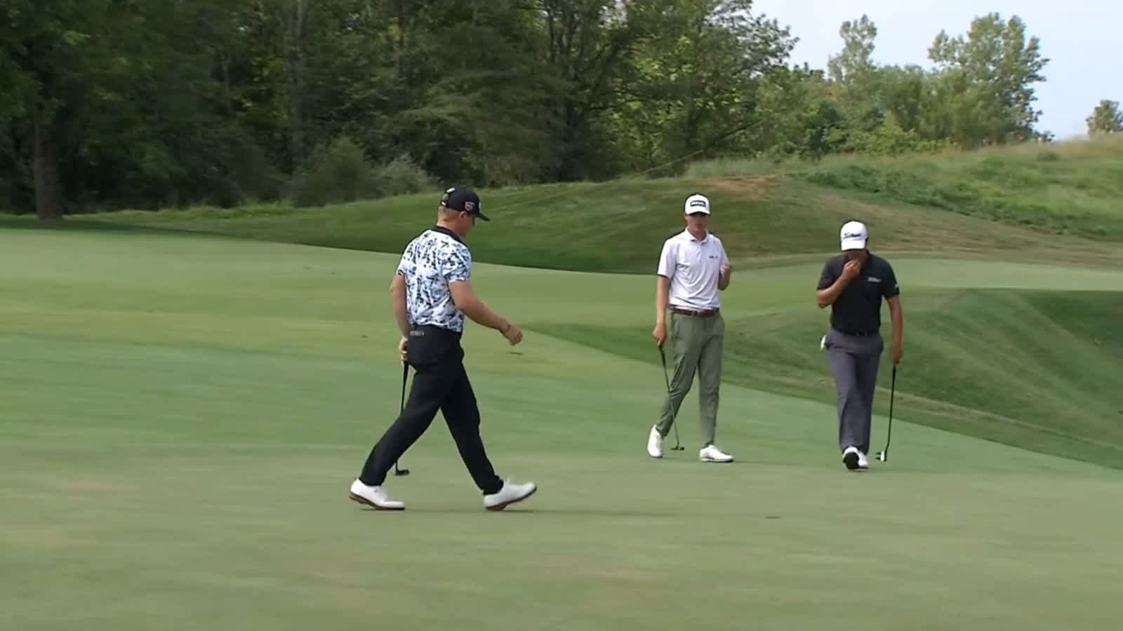 John Augenstein makes birdie putt on No. 12 at Korn Ferry Tour Champ