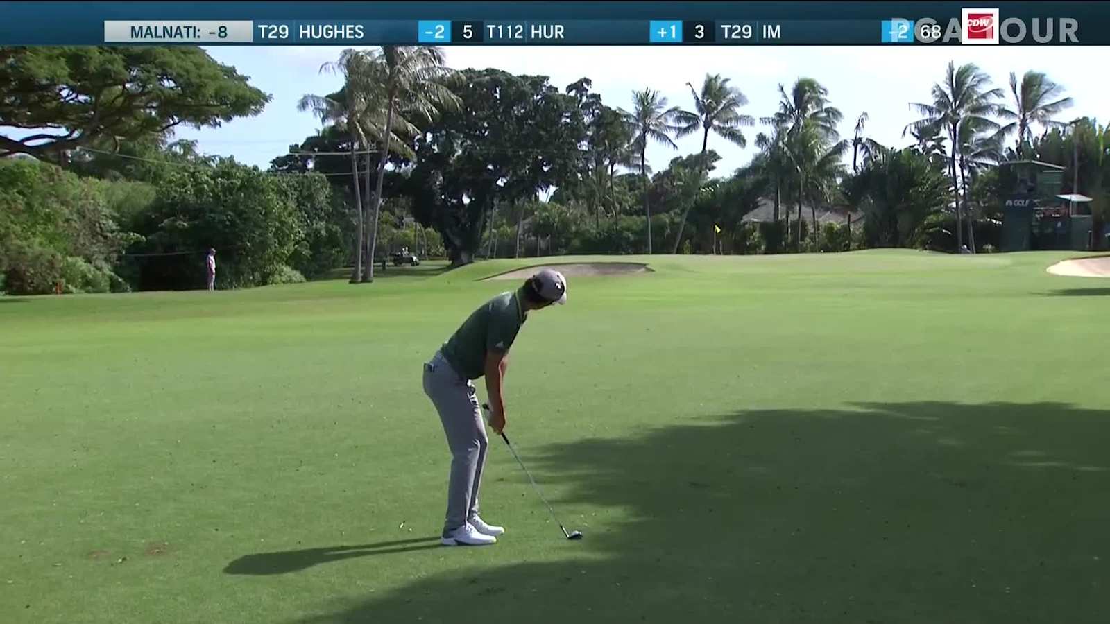 Joaquin Niemann makes birdie on No. 8 in Round 1 at Sony Open