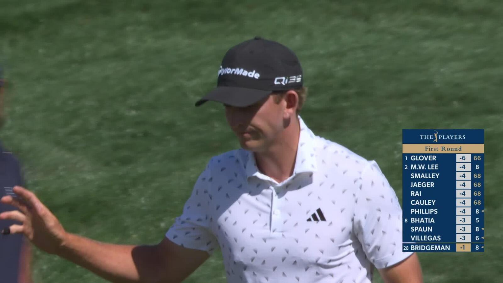 Jacob Bridgeman jams in 18-footer for birdie at THE PLAYERS