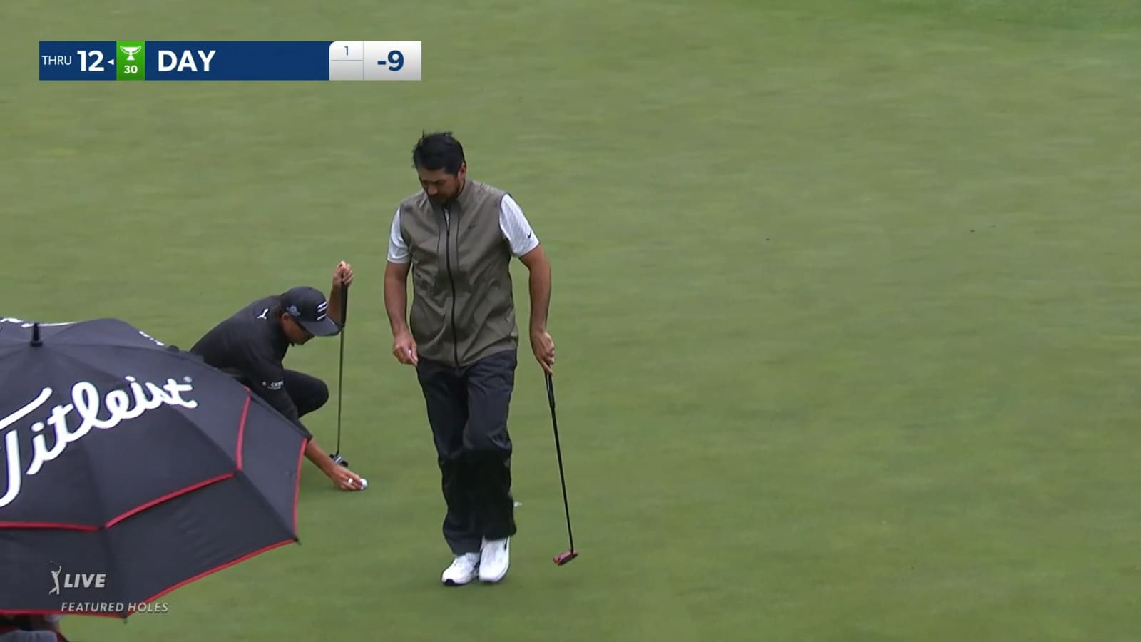 Jason Day draws in tee shot to set up birdie at Wells Fargo