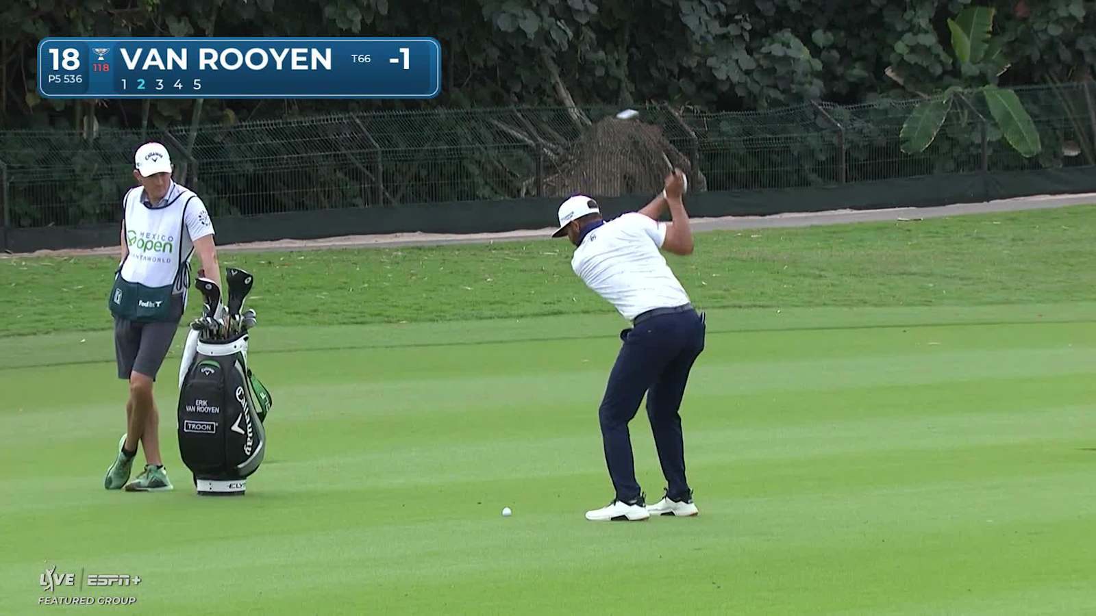 Erik van Rooyen makes birdie on No. 18 at Mexico Open