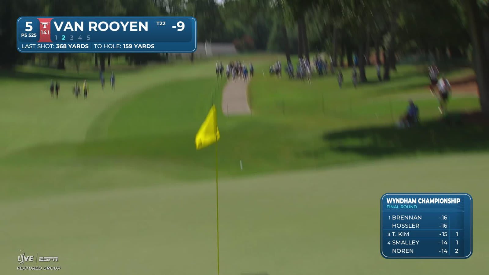 Erik van Rooyen reaches par-5 No. 5 in two, makes birdie at Wyndham