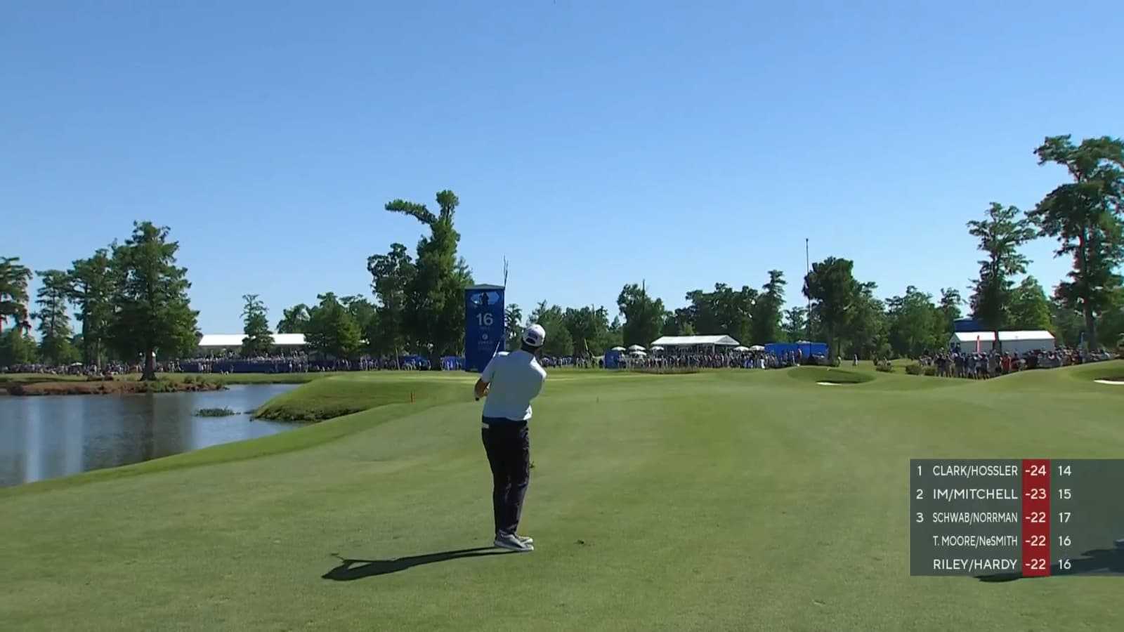 Sean O'Hair nearly holes out to set up birdie at Zurich Classic