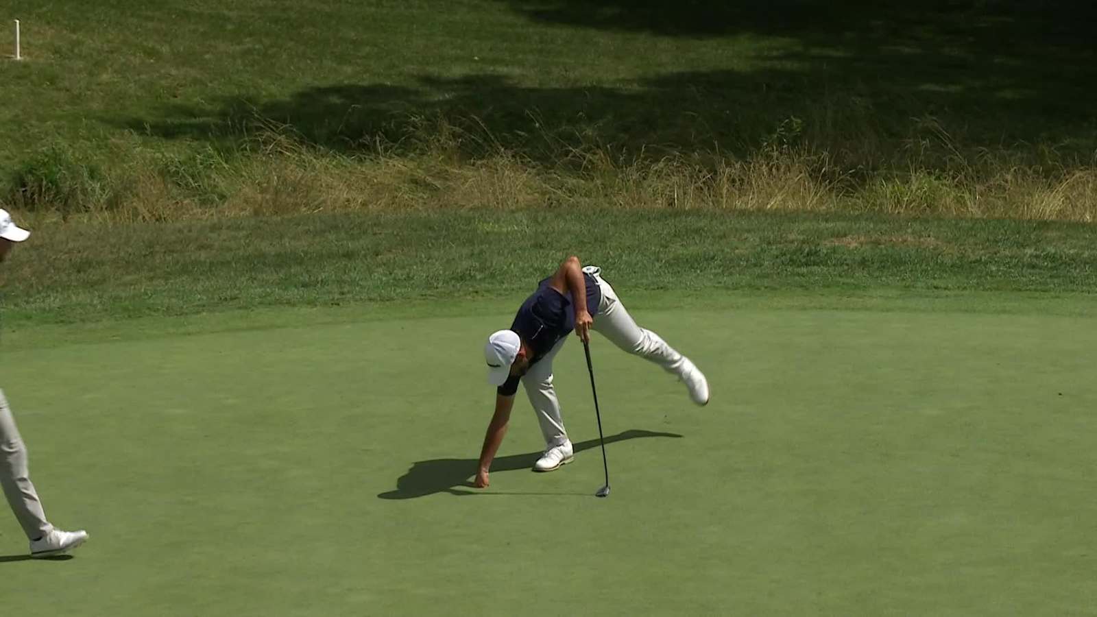 Robin Roussel birdies No. 11 at Barbasol