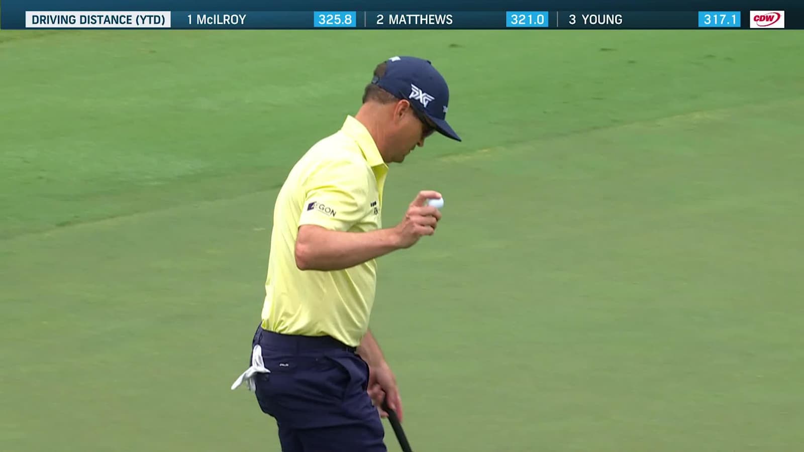 Zach Johnson makes birdie on No. 10 at Wyndham