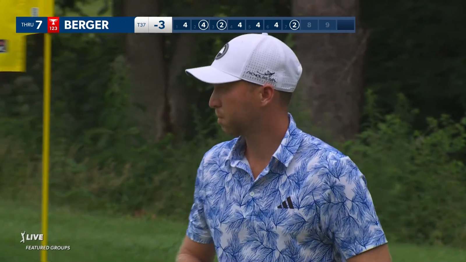 Daniel Berger sticks tee shot 5 feet from the hole at John Deere