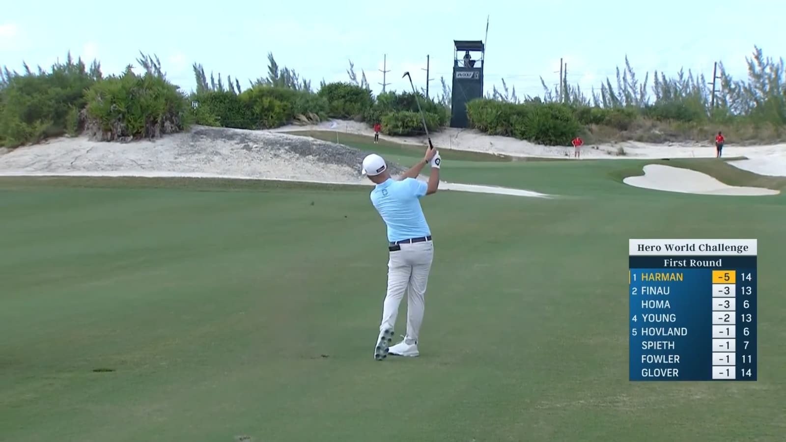 Brian Harman sticks approach to set up birdie at Hero World Challenge