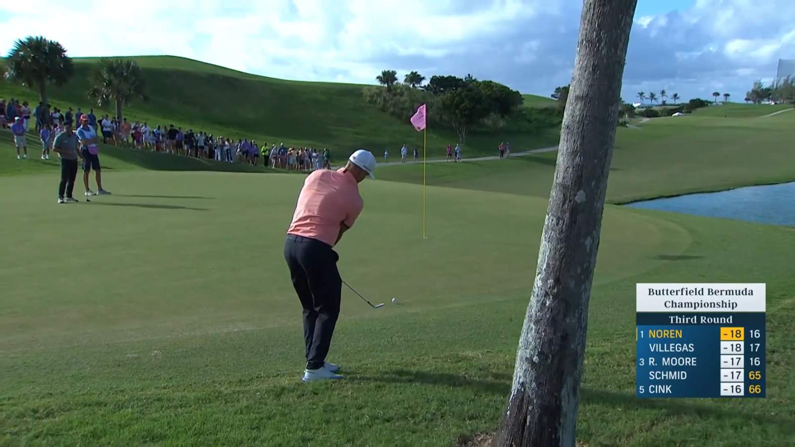 Alex Noren's nice chip sets up birdie at Butterfield Bermuda