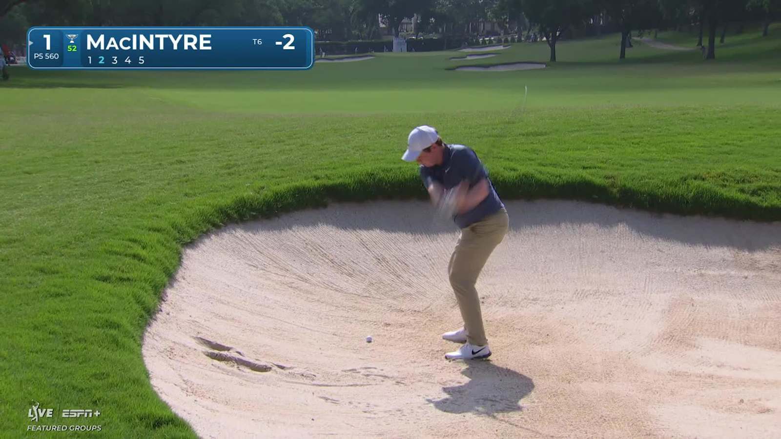 Robert MacIntyre drains long birdie attempt at Charles Schwab