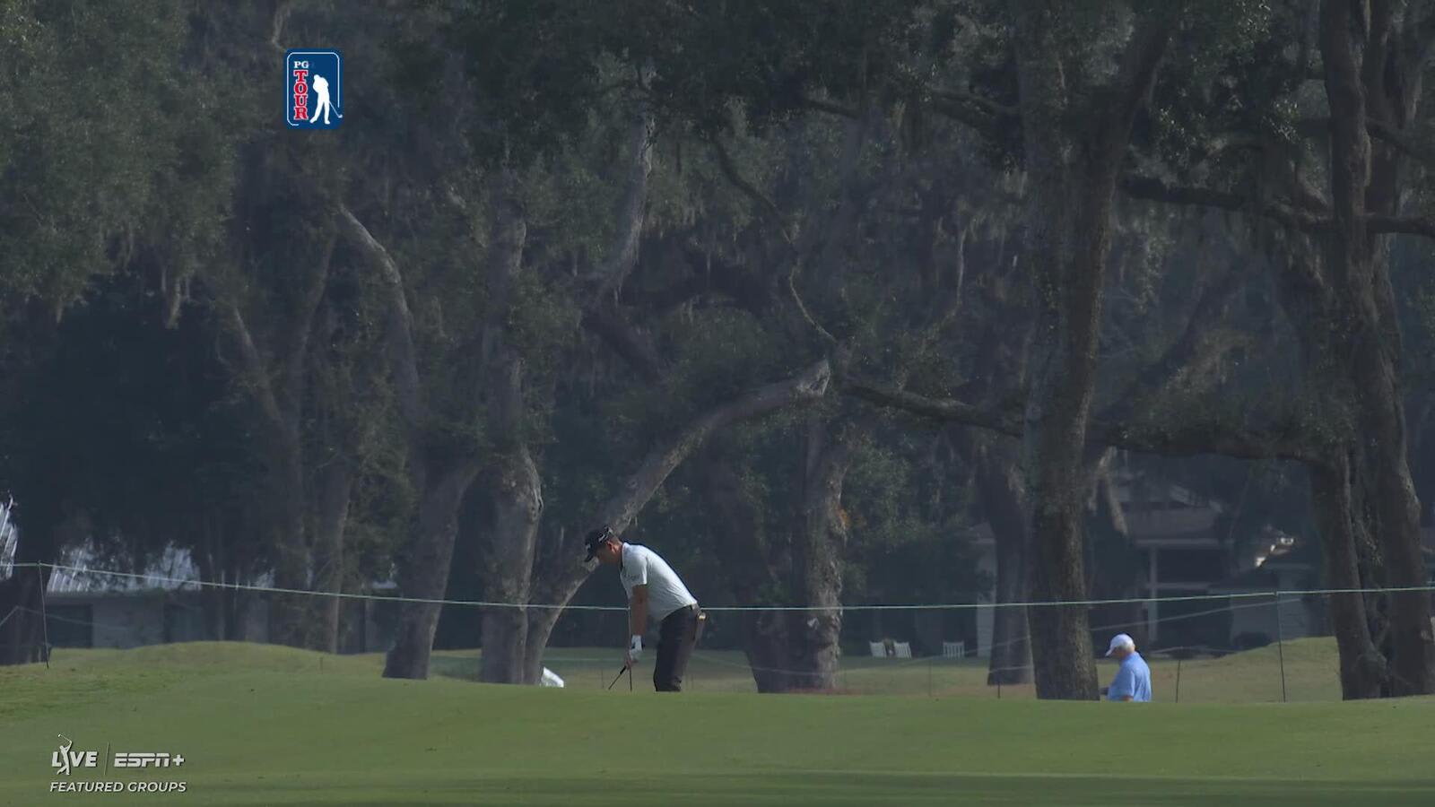 Andrew Putnam makes birdie on No. 12 at The RSM Classic