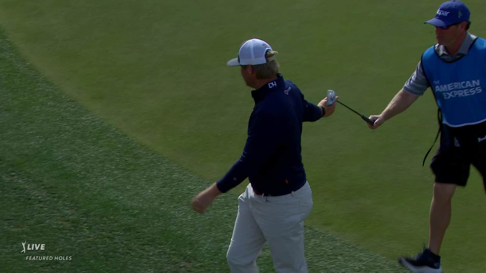 Trey Mullinax nearly aces No. 4 to set up birdie at The American Express