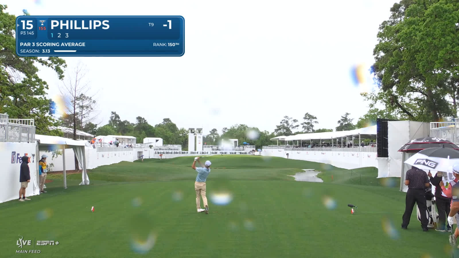 Chandler Phillips' tight tee shot leads to birdie at Houston Open