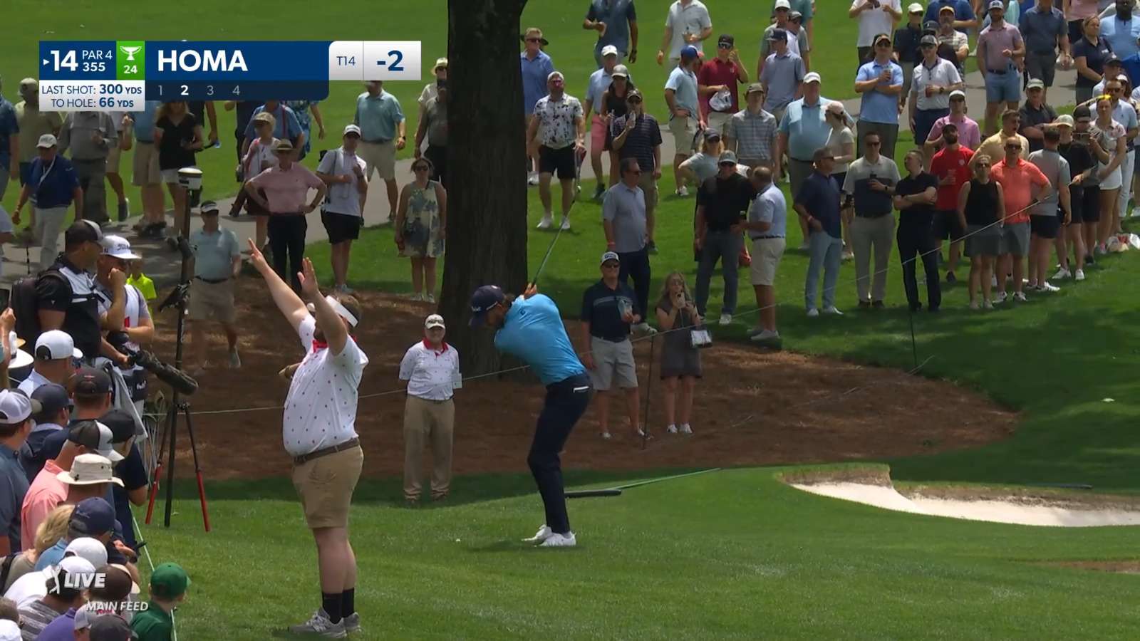 Max Homa wedges it close to set up birdie at Wells Fargo