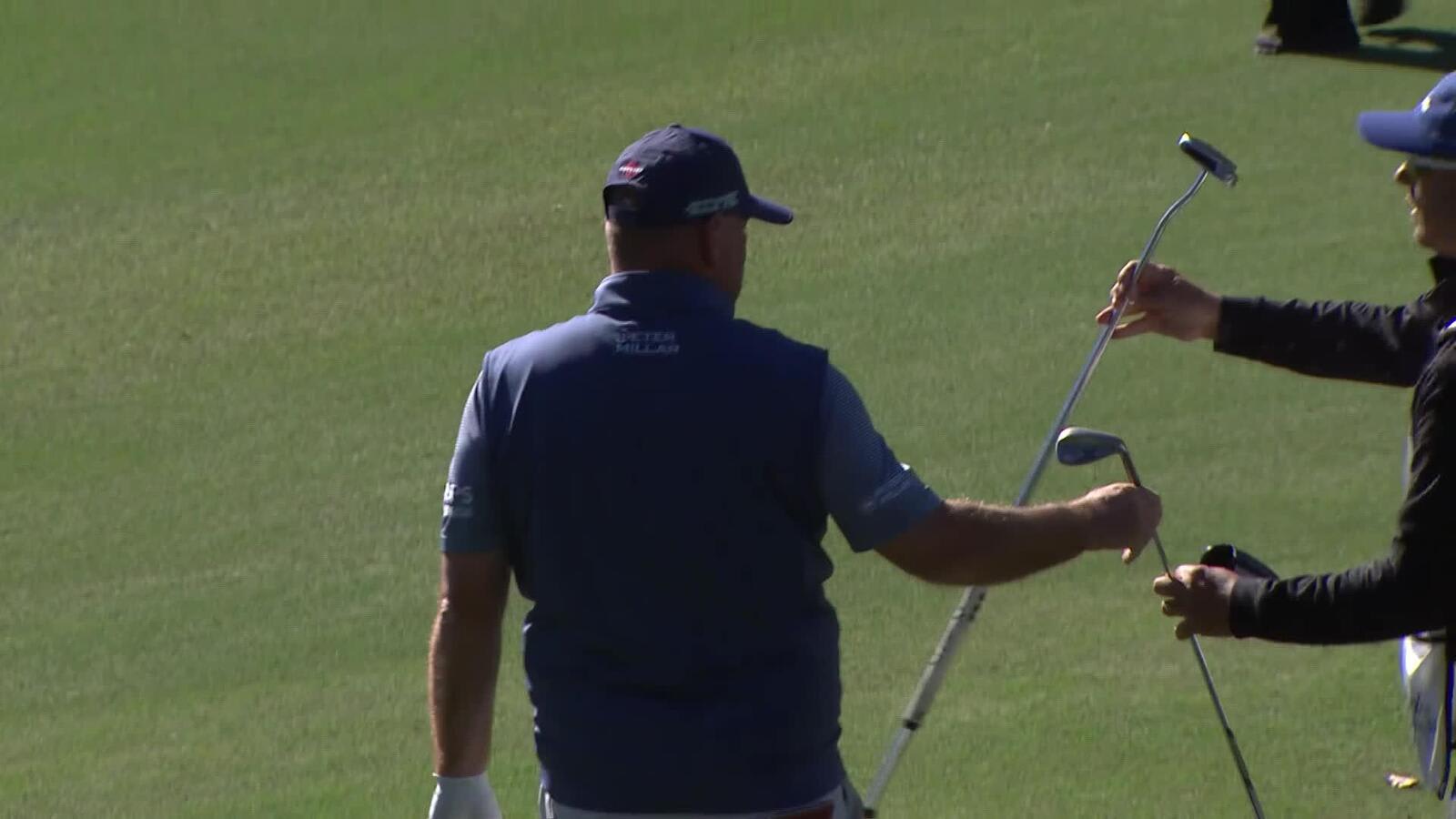 Thomas Bjørn makes birdie on No. 13 at Dominion Energy Charity Classic