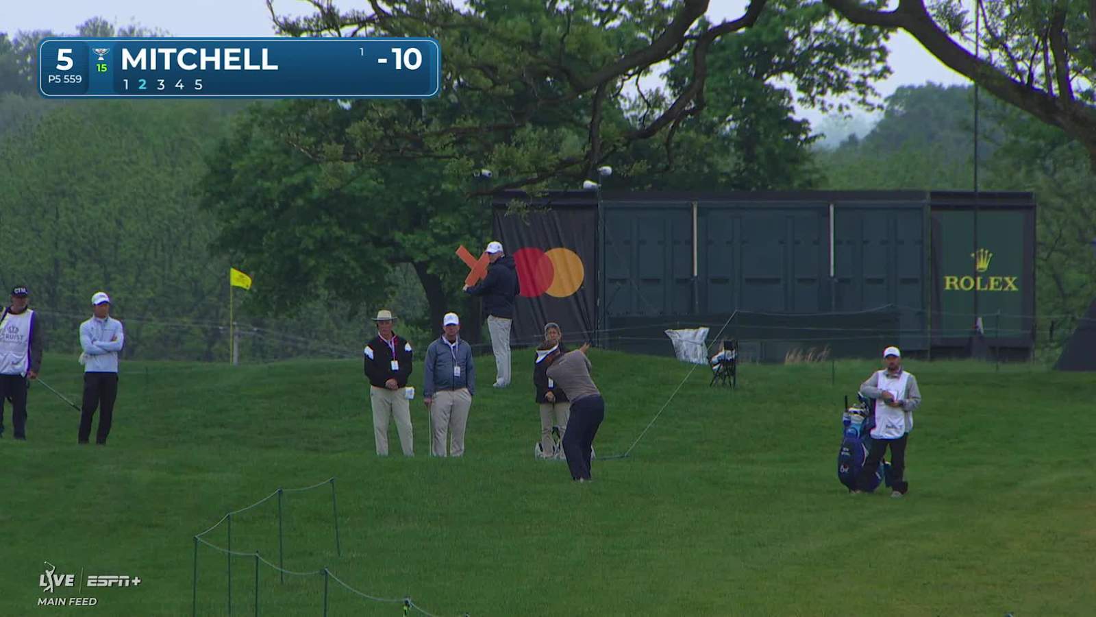 Keith Mitchell makes birdie on No. 5 at Truist Championship