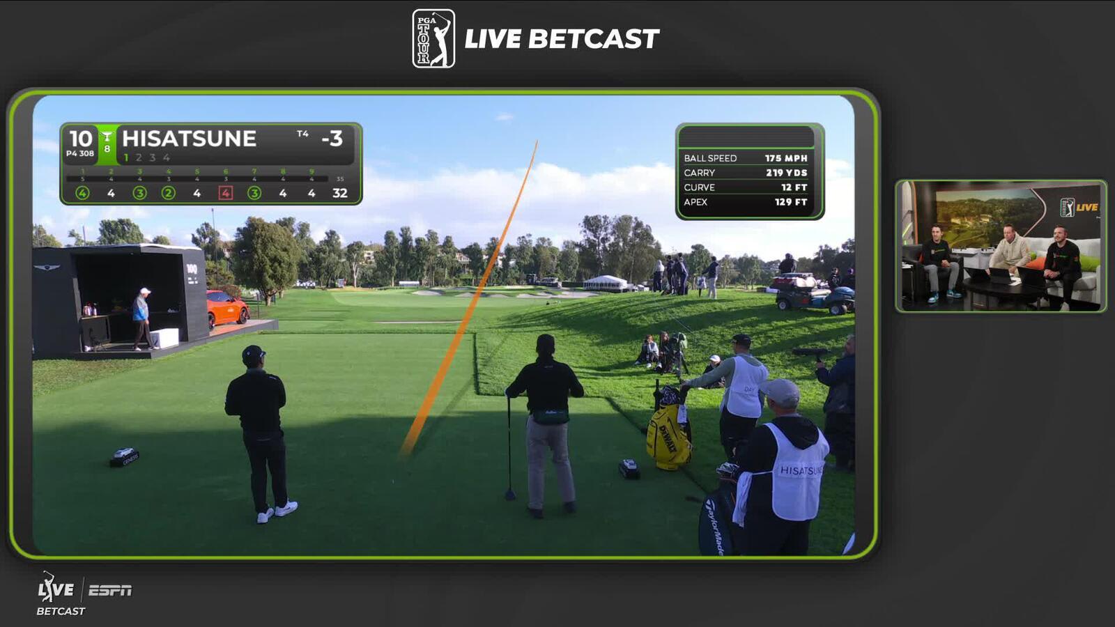 Ryo Hisatsune's 301-yard drive sets up 35-foot birdie putt at The Genesis