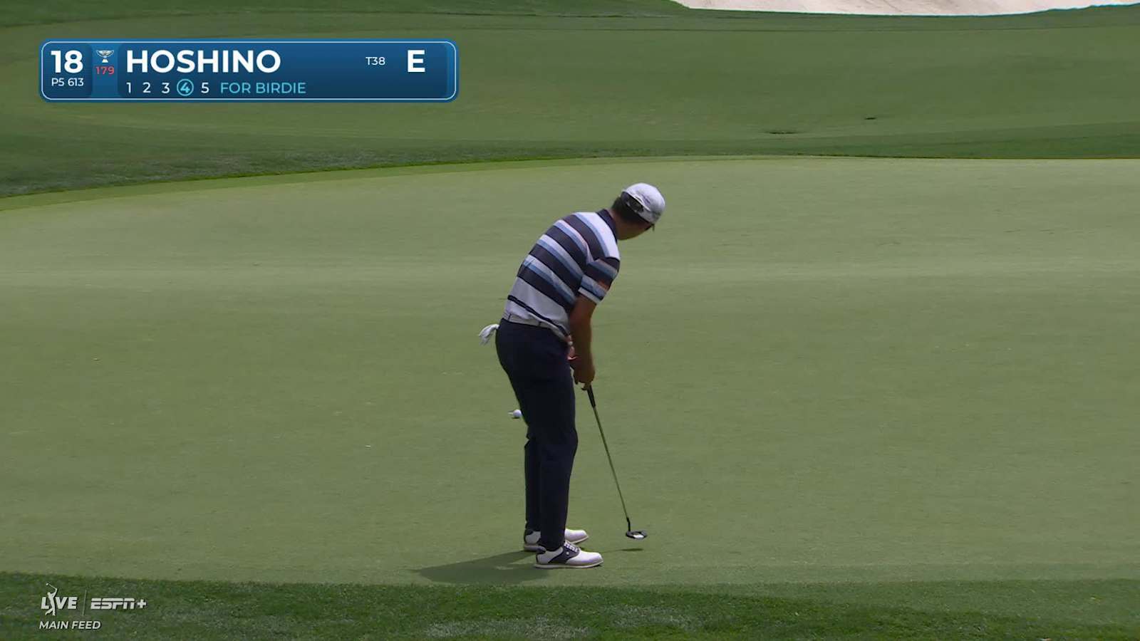 Rikuya Hoshino cards birdie at Valero