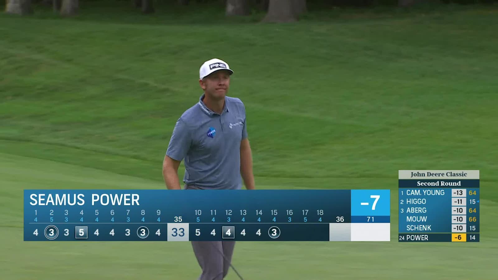 Seamus Power makes birdie on No. 15 at John Deere