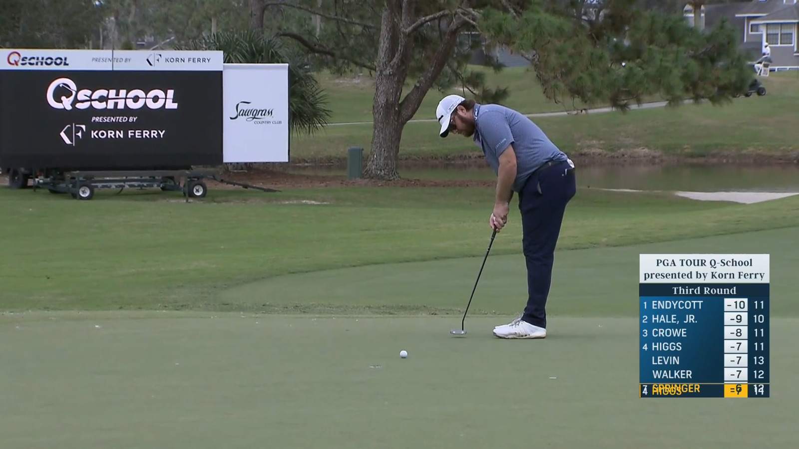 Harry Higgs converts birdie at PGA TOUR Q-School