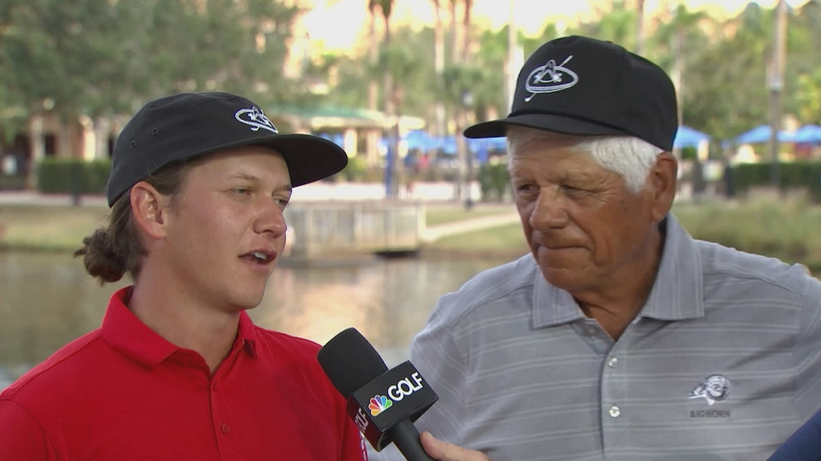 Lee and Daniel Trevino comments after Round 2 of PNC Father Son
