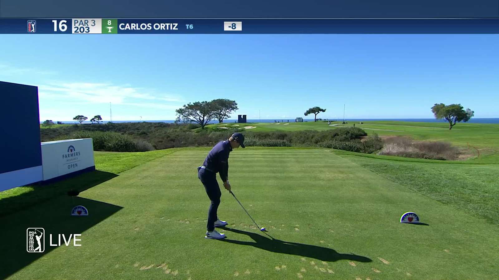 Carlos Ortiz hits impressive tee shot, birdies at Farmers