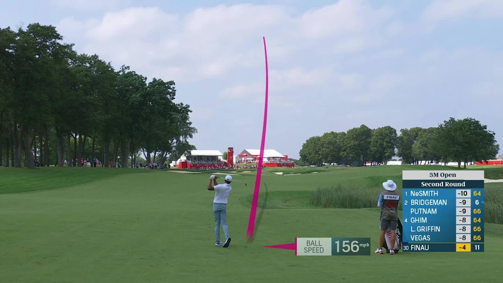 Tony Finau makes birdie on No. 12 at 3M Open