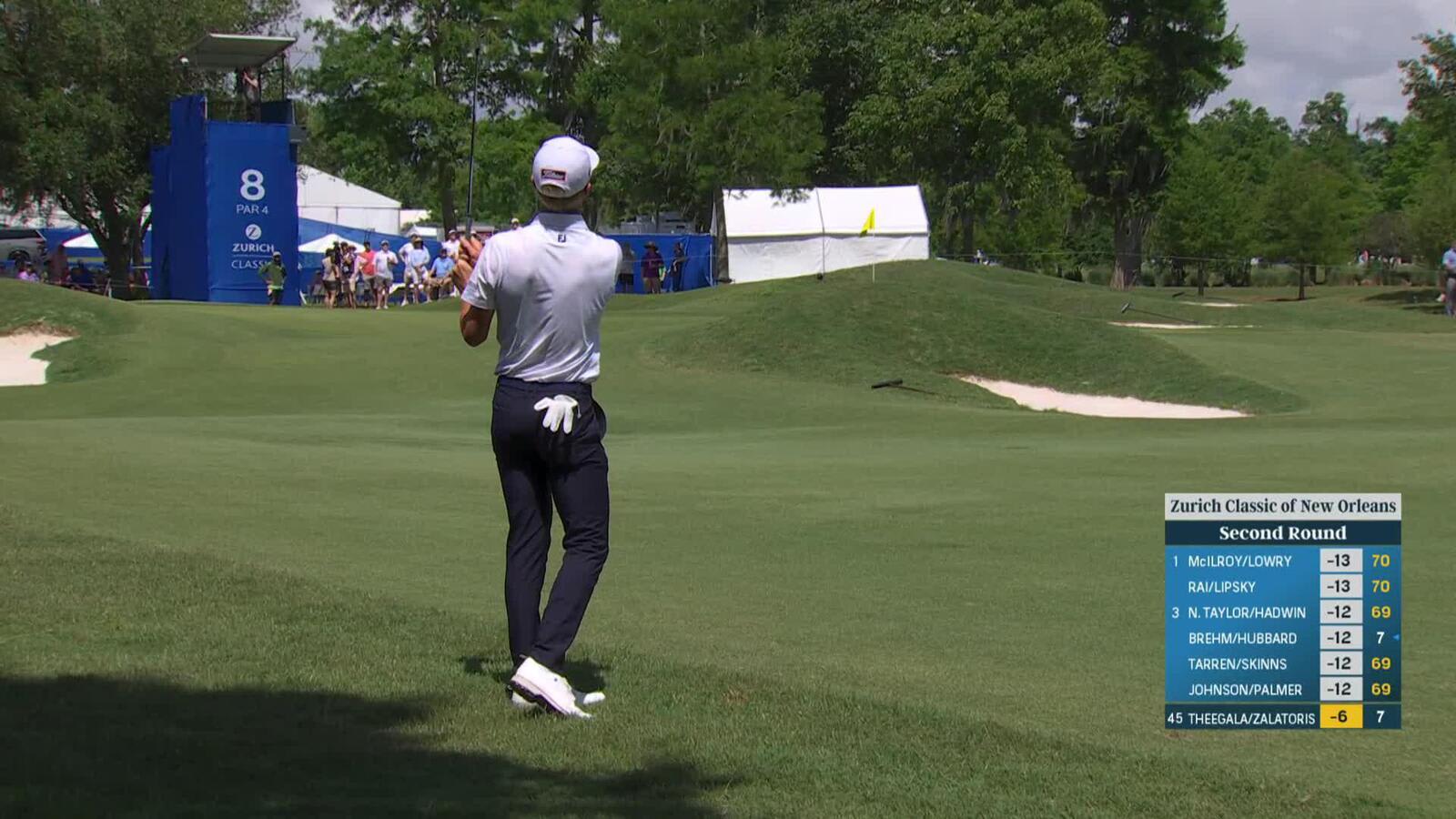 Will Zalatoris sticks it tight to yield birdie at Zurich Classic