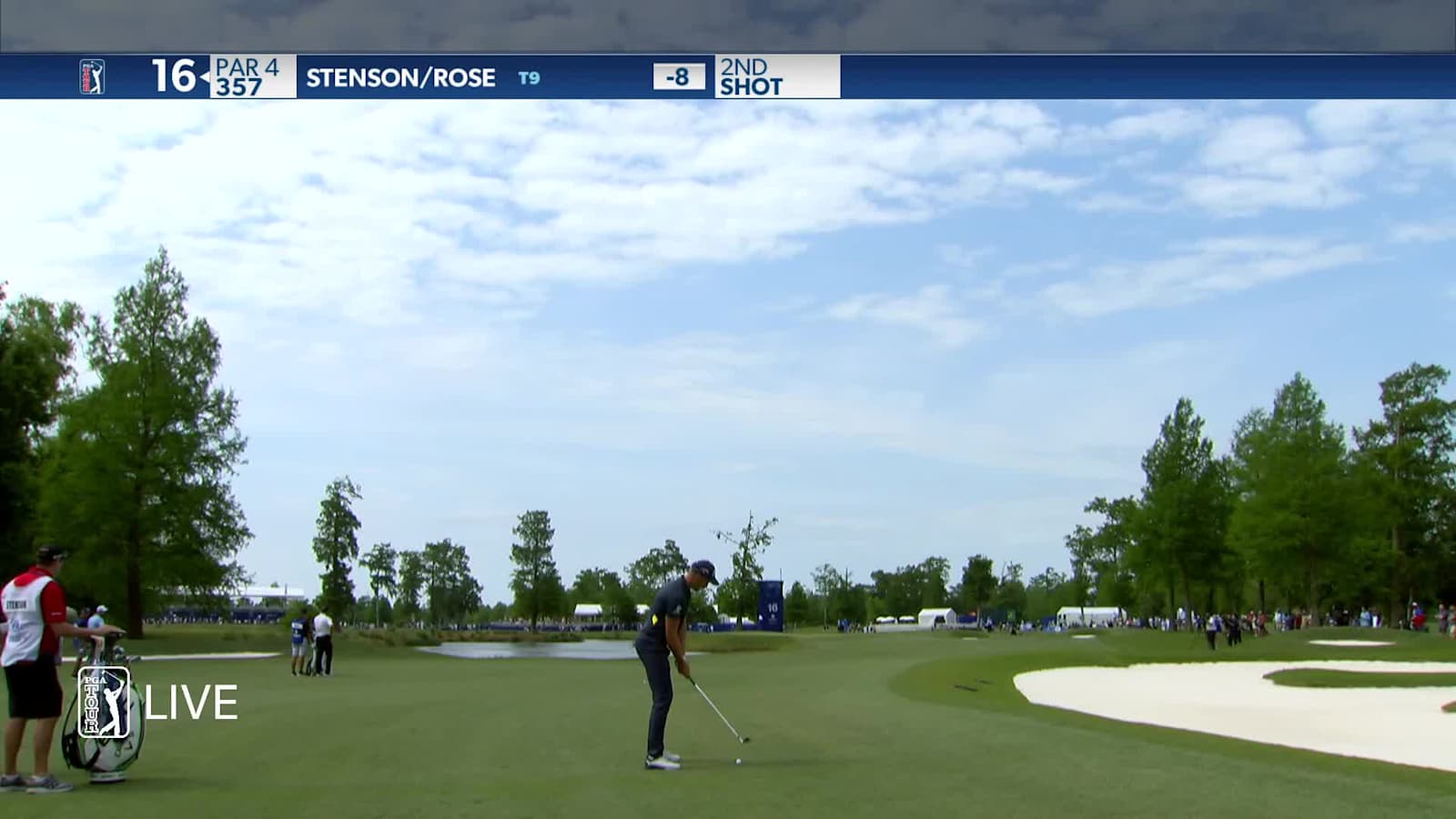 Henrik Stenson sticks approach to set up birdie at Zurich Classic