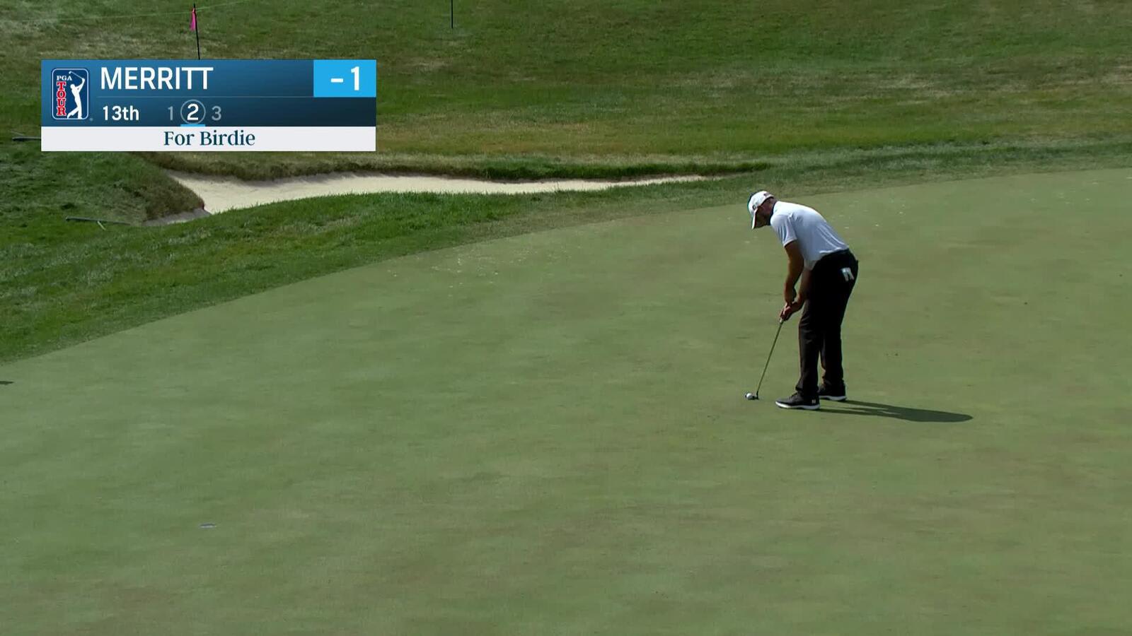 Troy Merritt makes birdie on No. 13 at ISCO Championship